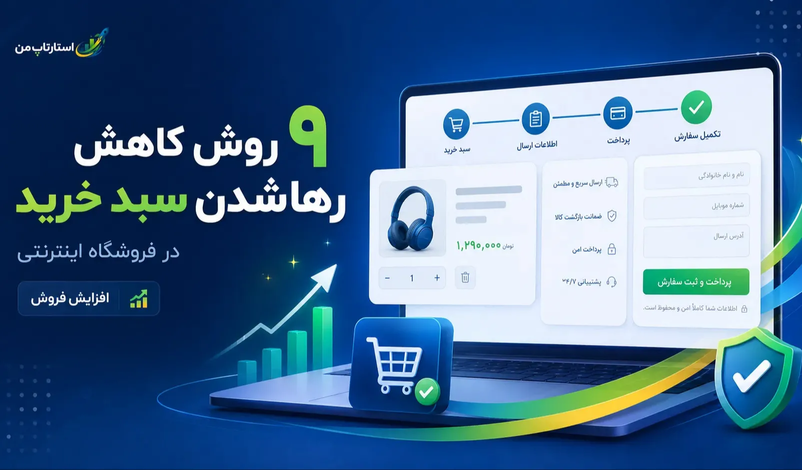 ۹ روش کاهش رهاشدن سبد خرید در فروشگاه اینترنتی