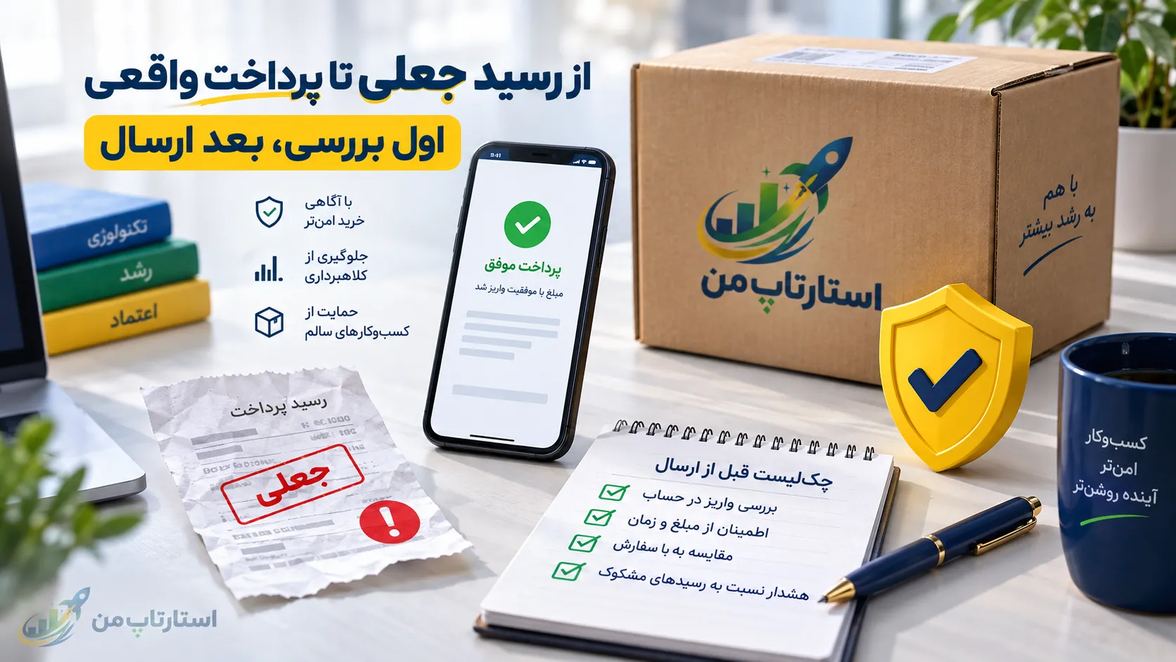 اقدامات لازم در صورت مشکوک بودن رسید پرداخت