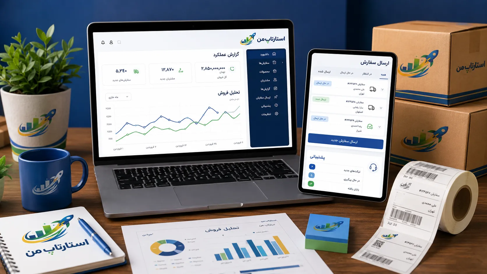 بررسی امنیت، پشتیبانی و امکان توسعه فروشگاه