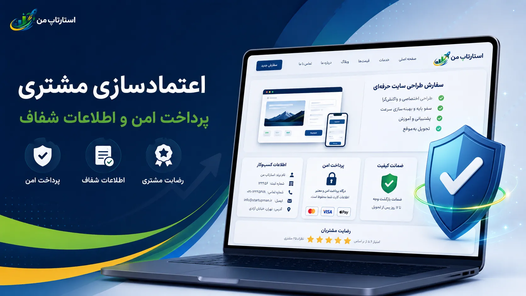 اتصال امن فرم سفارش به درگاه پرداخت اینترنتی